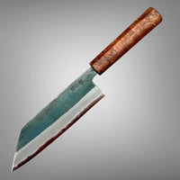 Custom Hatsukokoro Kurosagi Ao Super Bunka 180 mm - Spalted Oak