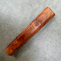 Custom Japanese Knife handle (wa handle) for 240-260 mm : Honduran Rosewood Burl