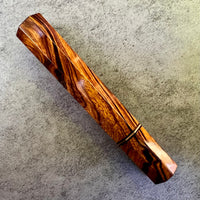 Custom Japanese Knife handle (wa handle) for 165-210mm : Desert Ironwkkd and copper