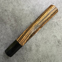 Custom Japanese Knife handle (wa handle) for 165-210mm : Bocote and horn