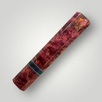 Custom Japanese Knife handle (wa handle) for 240-270 mm : Dyed Maple Burl
