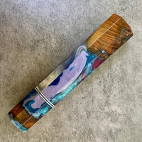 Custom Japanese Knife handle (wa handle) for 165-210 mm: Tennessee smoke tree hybrid