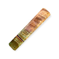 Custom Japanese Knife handle (wa handle) for 165-210 mm : Dyed maple burl