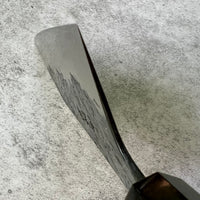 Custom Manaka Kisuke Iron Clad Aogami 1 Bunka 165 mm - Desert Ironwood and horn