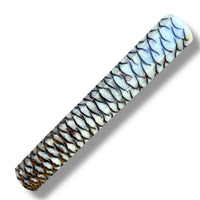 Custom Japanese Knife handle (wa handle) for 165-210 mm: Pine cone white/gold