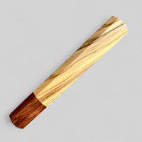 Custom Japanese Knife handle (wa handle) for 165-210mm : Olivewood and Honduran Rosewood