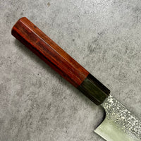 Kobayashi Damascus SG2 Gyuto 210mm - Hanoi made Siamese rosewood and horn