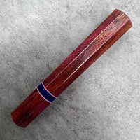 Custom Japanese Knife handle (wa handle) for 165-210mm : Double dyed sycamore