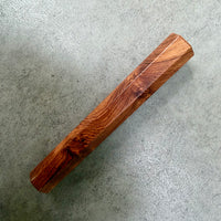 Custom Japanese Knife handle (wa handle) for 240-260 mm : Honduran Rosewood Burl