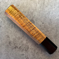 Custom Japanese Knife handle (wa handle) for 165-210 mm : Tasmanian Blackwood and horn