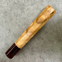 Custom Japanese Knife handle (wa handle) for 165-210 mm : Primavera and desert ironwood