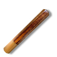 Custom Japanese Knife handle for 240mm - Nice curly Tasmanian Blackwood and marbled horn