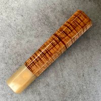 Custom Japanese Knife handle (wa handle) for 165- 210 mm knife : Tasmanian Blackwood and blonde