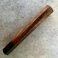 Custom Japanese Knife handle (wa handle) for 240mm - Cocobolo and horn