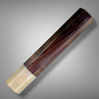 Japanese Knife handle (wa handle) for 240 mm : Siamese Rosewood and blonde