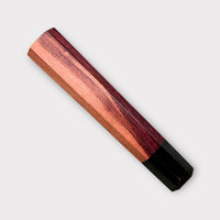 Custom Japanese Knife handle (wa handle) for 240 mm - Two tone Kingwood and horn