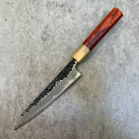 Manaka Kisuke Iron Clad Aogami 1 Petty 150 mm - Cocobolo and blonde