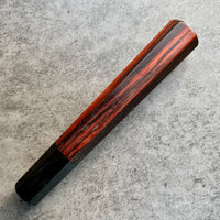 Hanoi Made Custom Japanese Knife handle (wa handle) for 240 : Siamese Rosewood and horn