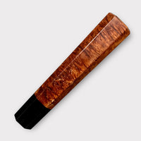 Custom Japanese Knife handle (wa handle) for 165-210 mm : Mallee burl and horn
