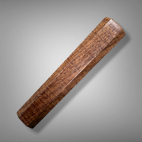Custom Japanese Knife handle (wa handle) for 240mm : Curly Black Mesquite