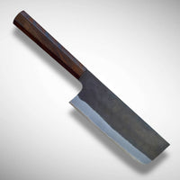 Custom Shiro Kamo AS Kurouchi TALL Nakiri 165mm - Malaysian Blackwood