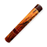 Custom Japanese Knife handle (wa handle) for 260-270 mm - Dyed spaghetti oak