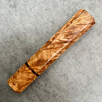 Custom Japanese Knife handle (wa handle) for 240mm - Maple Burl
