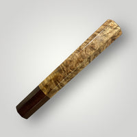 Custom Japanese Knife handle (wa handle) for 165-210 mm: Oregon Myrtle and Katalox