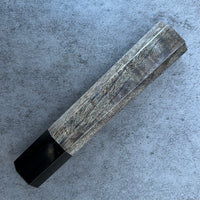 Custom Japanese Knife handle (wa handle) for 240mm - Dyed mango and horn