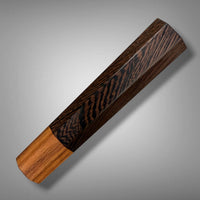 Custom Japanese Knife handle (wa handle) for 165-210 mm: Wenge and Morado