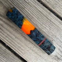 Japanese Knife handle (wa handle) for 240 mm : Maple burl hybrid