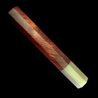Custom Japanese Knife handle (wa handle) for 165-185 mm - Siam Rosewood and blonde horn