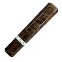 Custom Japanese Knife handle (wa handle) for 165-210mm - Black dyed curly maple