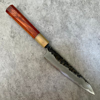 Manaka Kisuke Iron Clad Aogami 1 Petty 150 mm - Cocobolo and blonde
