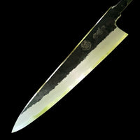 Tadokoro Tanaka Signed Aogami Super Petty 150mm Kurouchi Finish - Blade Only