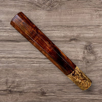 Custom Japanese Knife handle (wa handle) for 165-225 mm: Bird’s eye desert ironwood