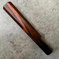 Hanoi Made Custom Japanese Knife handle (wa handle) for 165-180 : Saimese Rosewood and marble horn