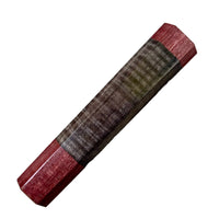 Custom Japanese Knife handle (wa handle) for 165-210mm : Dyed curly maple - Red and black