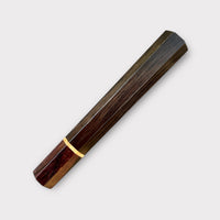 Custom Japanese Knife handle (wa handle) for 240-260mm : African Blackwood and Cocobolo