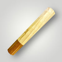 Custom Japanese Knife handle (wa handle) for 165-210 mm: Curly Ash and Morado