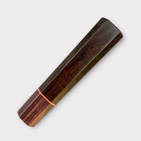 Custom Japanese Knife handle (wa handle) for 165-210 mm : Siamese Rosewood and Kingwood