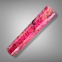Custom Japanese Knife handle (wa handle) for 165-210 mm: Dyed box elder burl