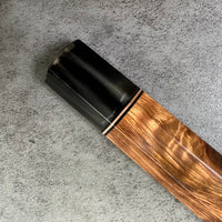 Custom Japanese Knife handle (wa handle) for 165-210mm : Sugi Cedar and horn