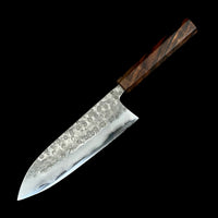 Custom Matsubara B2 Hammered Tall Gyuto 210mm - Turkish Walnut