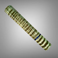 Custom Japanese Knife handle (wa handle) for 165-210 mm: Dyed curly maple and vintage poker chip