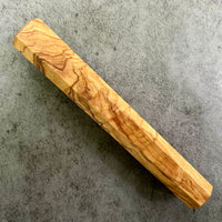 Custom Japanese Knife handle (wa handle) for 240mm : Wild Olive (Olea oleaster)