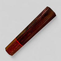 Custom Japanese Knife handle (wa handle) for 165-210 mm: Kingwood and brown ebony