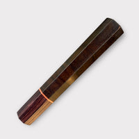 Custom Japanese Knife handle (wa handle) for 165-210 mm : Siamese Rosewood and Kingwood