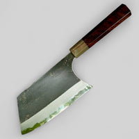 Custom Sugi Tadokoro Nakagawa W2 Tank 180mm - Old Growth Desert Ironwood and marbled horn