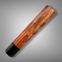 Custom Japanese Knife handle (wa handle) for 240-260mm : Siamese Rosewood and Buffalo horn